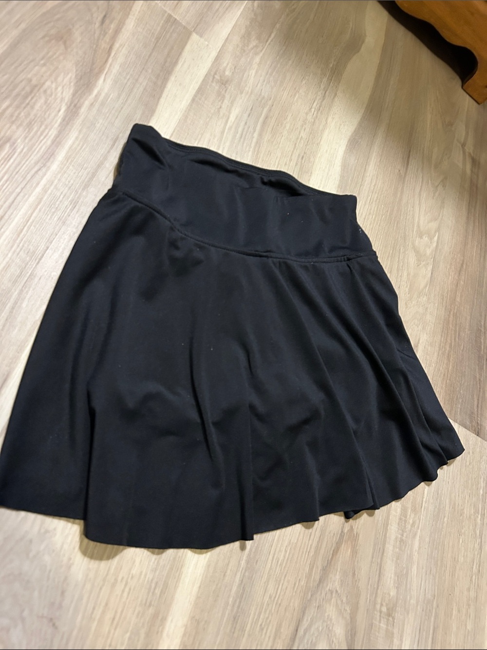 Girls 8-10 Black Athletic Skort